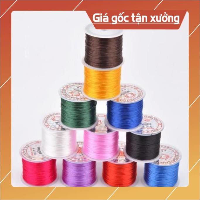 *HOT* Dây chun lụa xâu vòng đá 60m - Loại siêu bền - Giá sỉ - Làm đồ Handmade, xâu chuỗi đá