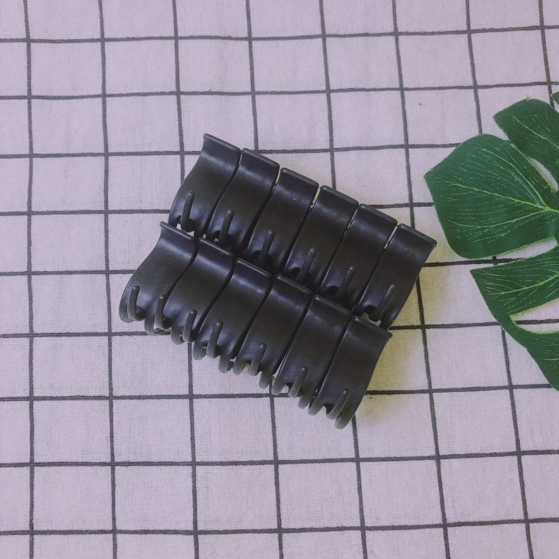 ( Bán Sỉ ) vỉ 12 kẹp càng cua loại 3 răng sắc màu