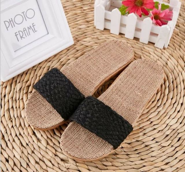 Dép cói quai ngang trẻ trung