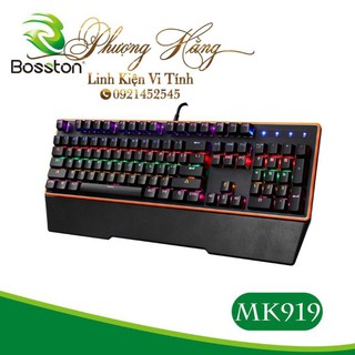 Bàn phím cơ Bosston MK-919 - BÀN PHÍM CƠ QUANG HỌC - Bàn phím chuyên game/ Keyboard Bosston MK919
