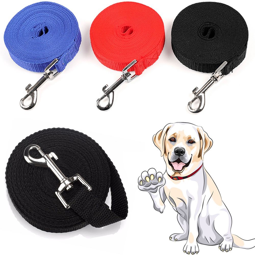 Dây xích thú cưng bằng nylon màu trơn 1.8m/ 4.5m/ 6m/ 10m