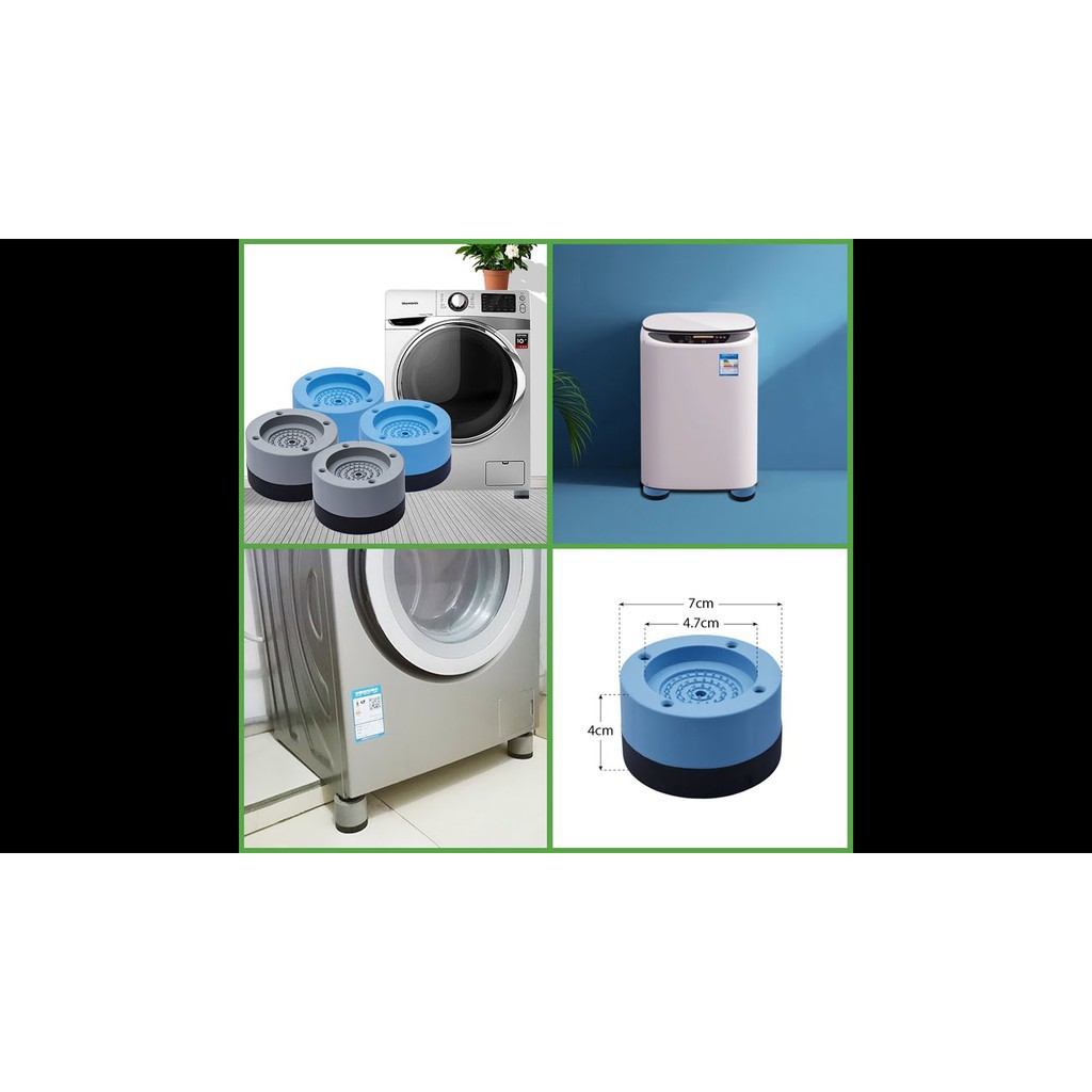Kê chân máy giặt 💎COMBO 4💎 Giá đỡ Kệ máy giặt tủ lạnh chống rung chống trơn trượt bọc chân bàn ghế
