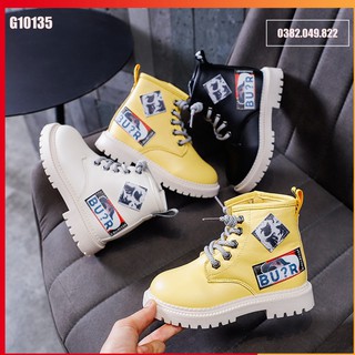 Giày Cao Cổ Bé Gái Bé Trai - Boot Lót Nhung Da Mềm Đi Êm Chân Cho Mùa Đông Lạnh Giá Size 27 - 36 - G10135