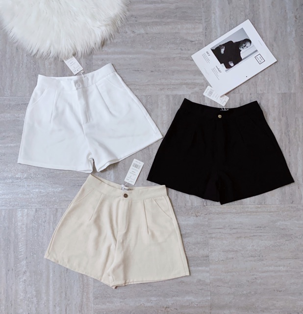 Quần sooc cạp cao trẻ trung nữ S308 | BigBuy360 - bigbuy360.vn