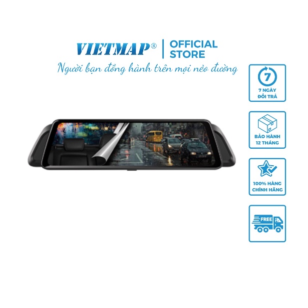 Camera hành trình VIETMAP P2 + tặng thẻ 32GB và Sim 4G 1 năm miễn phí+ tinh dầu areon chính hãng