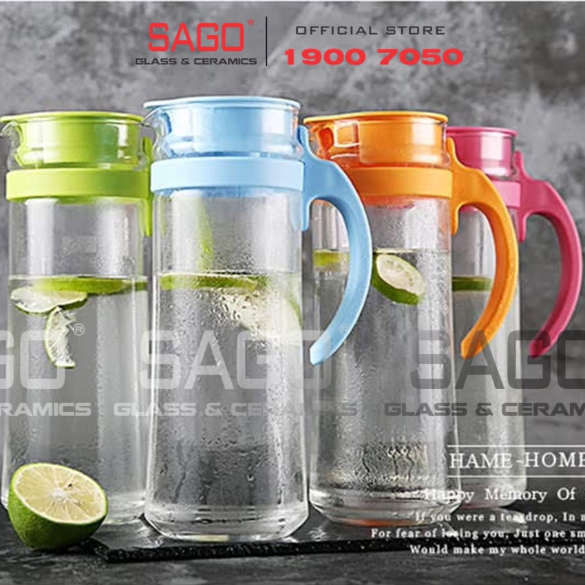 Bình Nước Thủy Tinh Ocean Patio Pitcher 1265ml Cao cấp | Nhập Khẩu Thái Lan