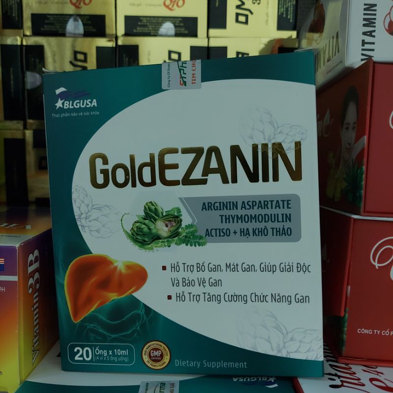 Goldezanin mát gan hộp 20 ống