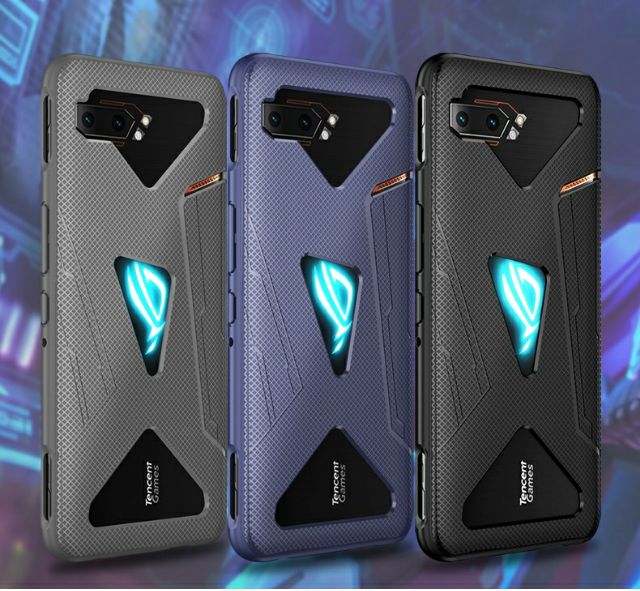 Ốp lưng Asus Rog Phone 2 / Phone 3 / Phone 5 / 5 Pro chống sốc thời trang tản nhiệt Gaming vân carbon siêu bền