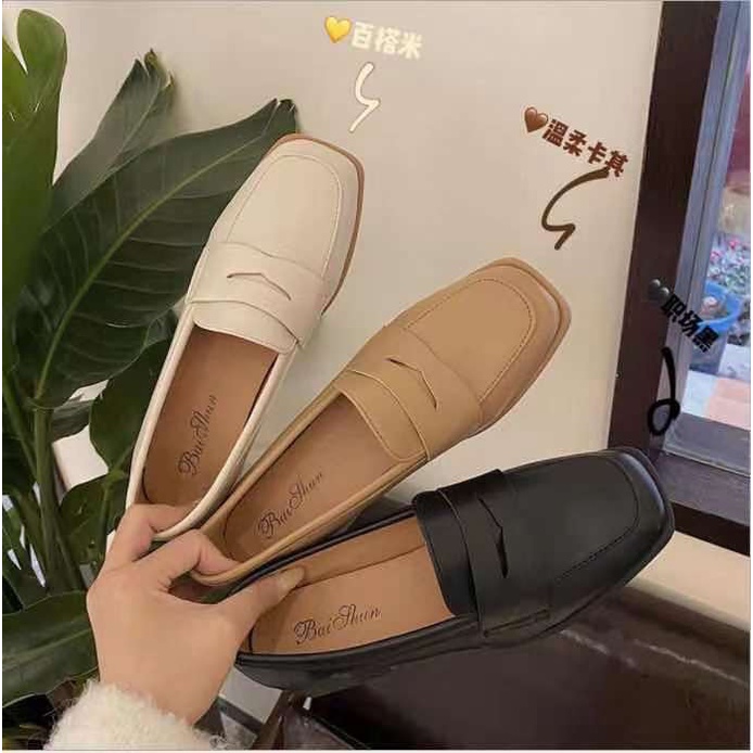 Giày lười loafer da xịn 677