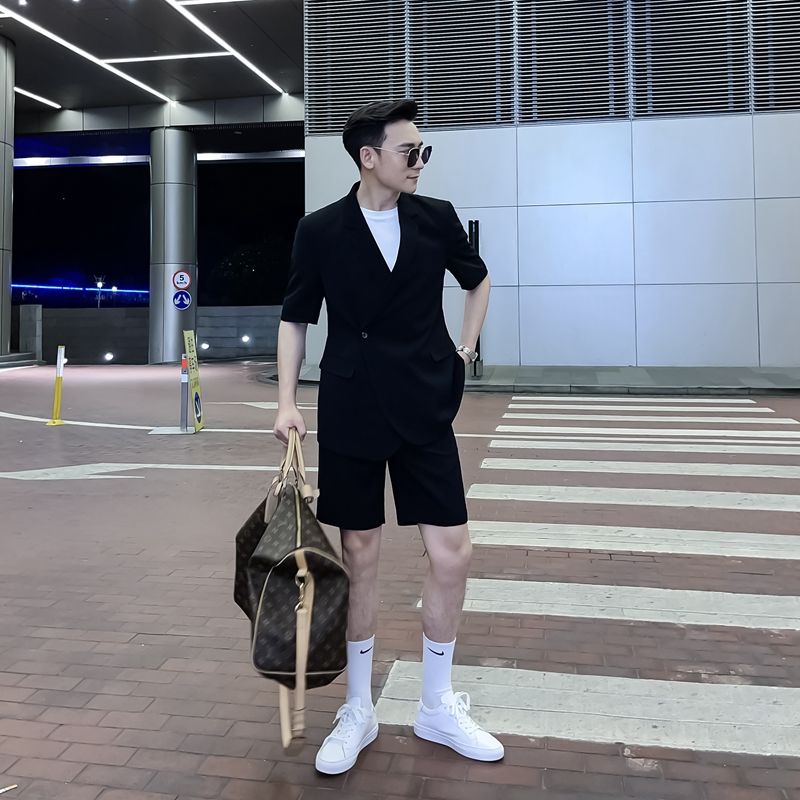 Set đồ vest ngắn thời trang Hàn Quốc trẻ trung cho nam