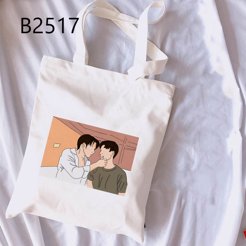 Túi Đeo Vai Vải Canvas In Hình Tharn