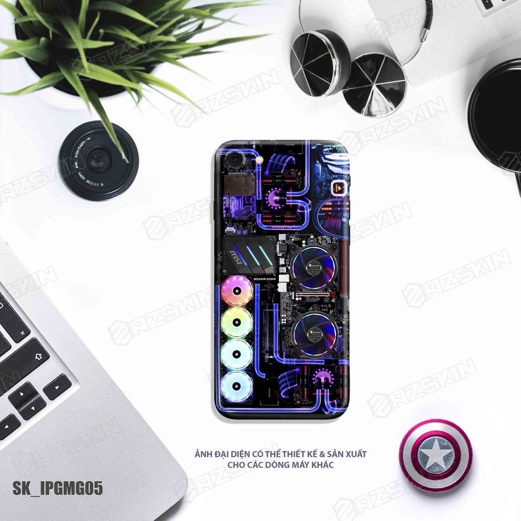 Miếng Dán Skin Hình Gaming Gear Cho IPhone 7/14 Pro Max |SK_IPGMG05| Chất Liệu Cao Cấp, Hình In sắc Nét, Cán Film 3M