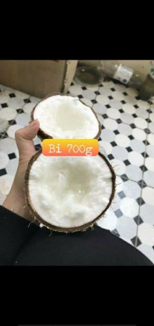Combo 5 trái Dừa Bi 700,800g đặc ruột