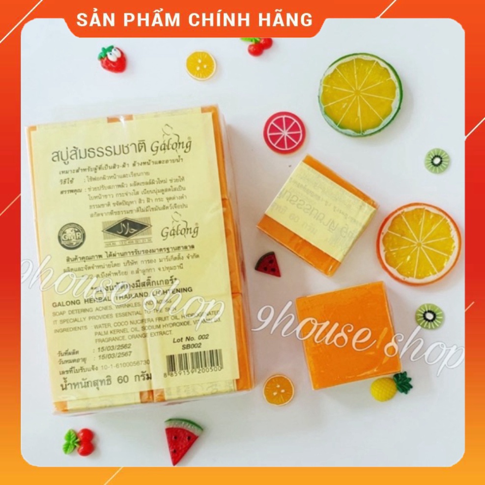 Xà phòng cam rửa mặt trắng da