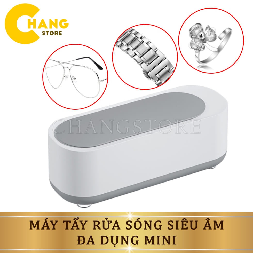 Máy Tẩy Rửa Đồ Gia Dụng Cầm Tay Nhỏ, Đồ Trang Sức, Kính, Máy Tẩy Rửa Mini Đa Năng