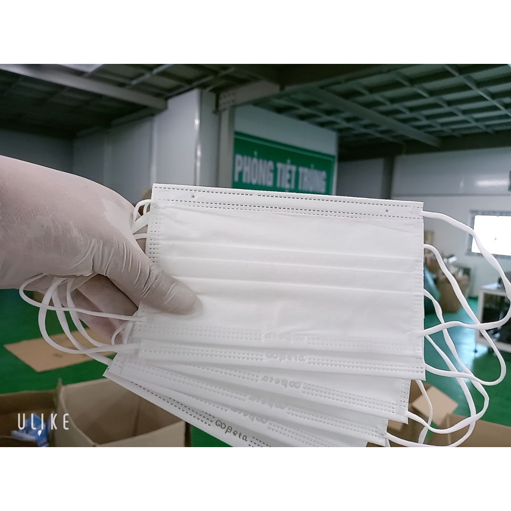 [HÀNG XUẤT KHẨU] KHẨU TRANG 4 LỚP IN LOGO CÔNG TY GOBETA CÁC MÀU ĐEN XANH XÁM ĐỎ TRẮNG HIỆU QUẢ CAO, DỄ CHỊU KHI SỬ