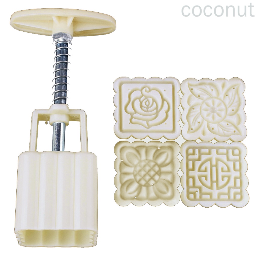 Khuôn Ấn Làm Bánh Trung Thu Hình Vuông Có Thể Tái Sử Dụng