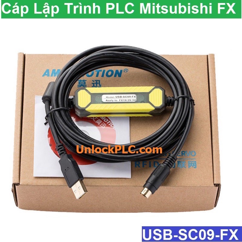 Cáp lập trình PLC Mitsubishi USB-SC09-FX