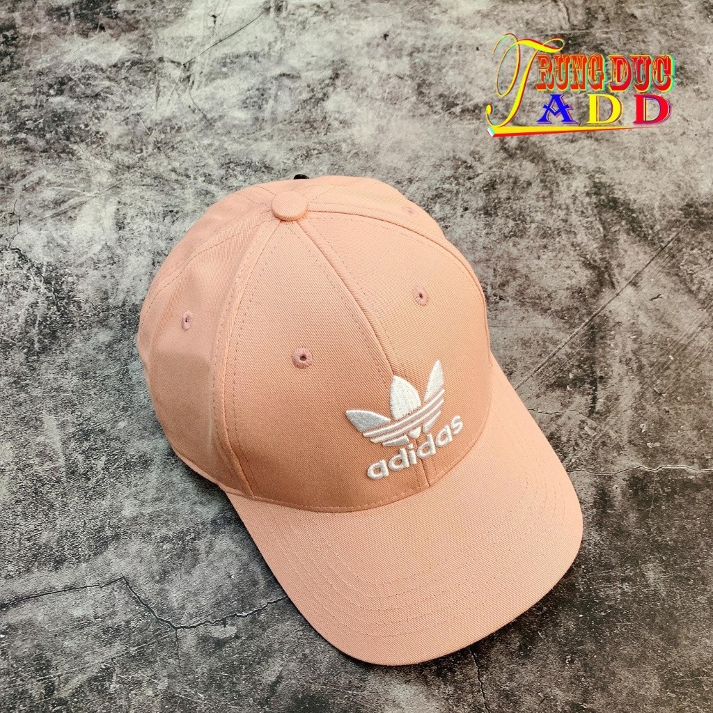 Mũ Lưỡi Trai Adidas Full Tag Code Màu Hồng Đất Cực Độc Siêu Dễ Thương Form Cứng Cáp Trungducadidas