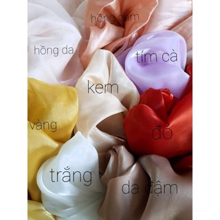 Vải tơ oganza lụa đẹp 10cm shop bán từ 50cm trở lên