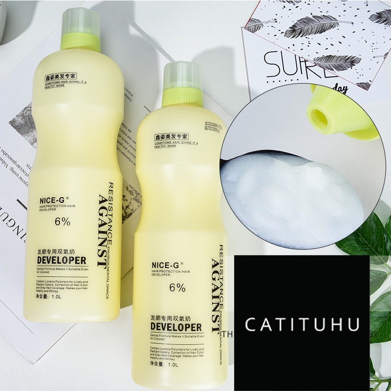 Oxy trợ nhuộm 3% 6% 9% 12% mùi hương thơm, lên tông nhanh, không rát da đầu chai 1000ml