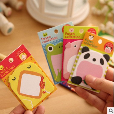 Giấy ghi chú hình động vật dễ thương