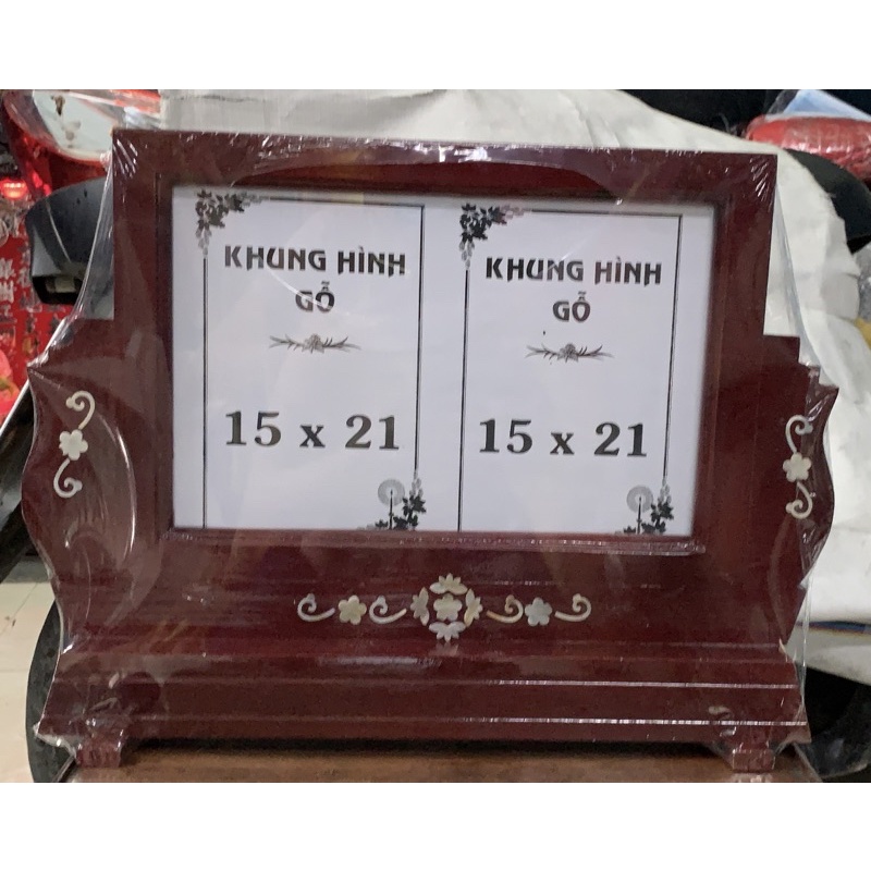 Khung đôi cao cấp 15x21 hoặc khung đơn 20x30