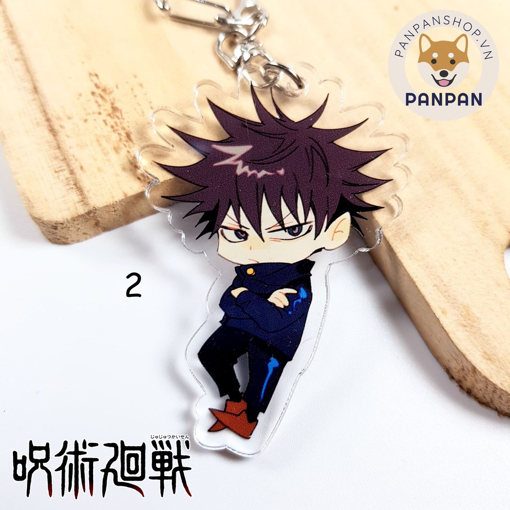 Móc khóa mica Anime Jujutsu Kaisen (6cm)