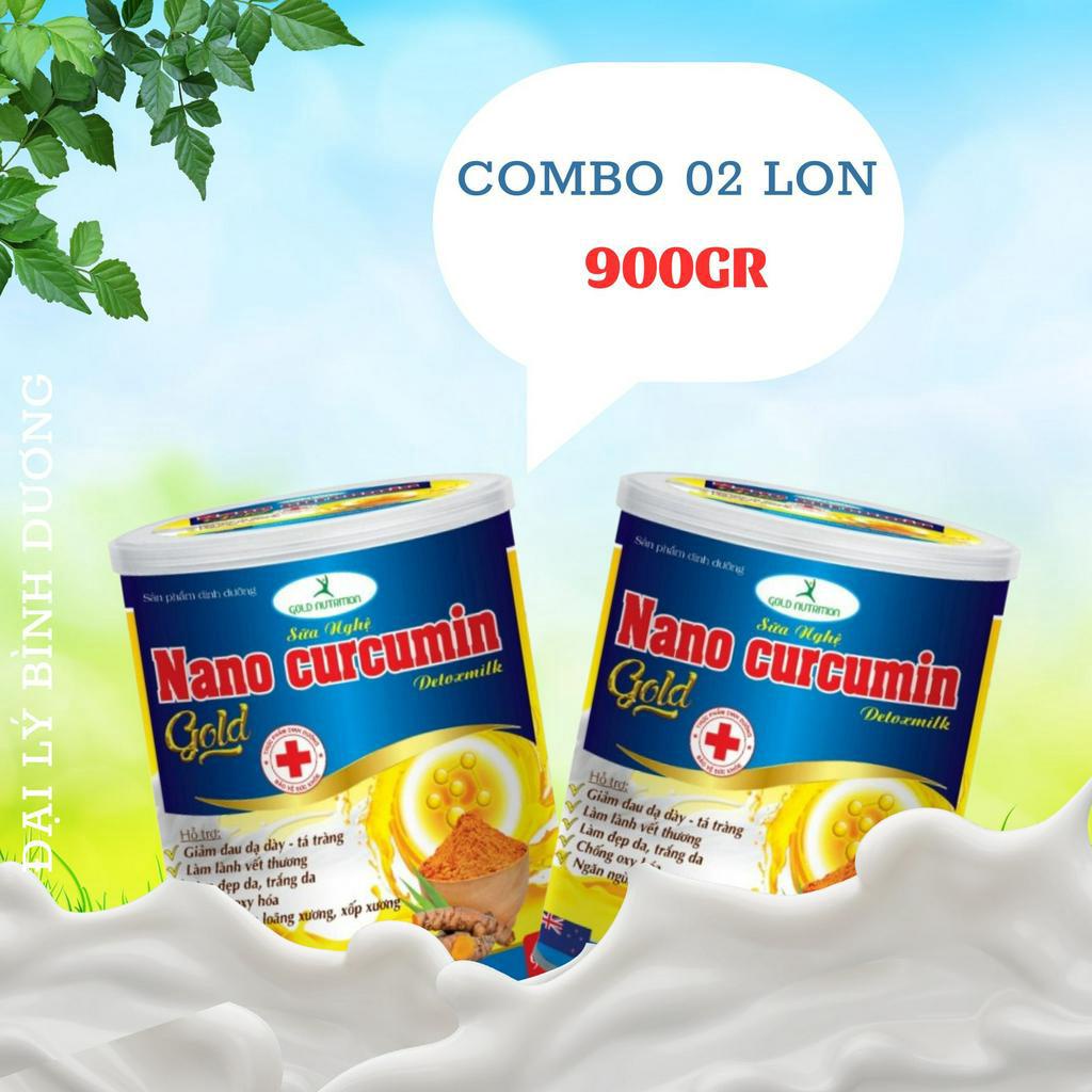 Combo 2h sữa nghệ 900gr hổ trợ giãm đau dạ dày