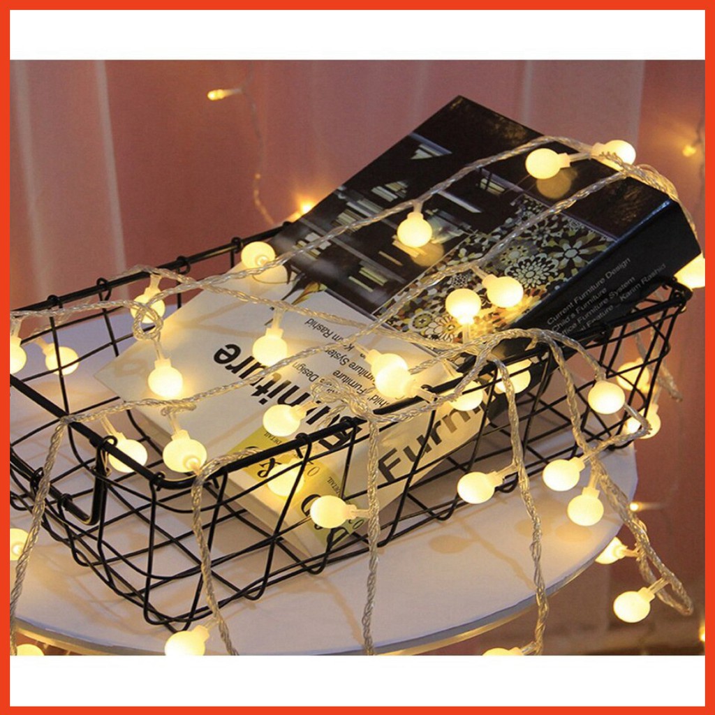 Dây Đèn LED Bóng Hình Tròn 💖FREESHIP💖 Đèn Led Trang Trí Tiệc Cherry Ball
