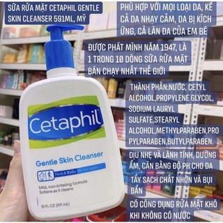 SỮA RỬA MẶT CETAPHIL 125ml
