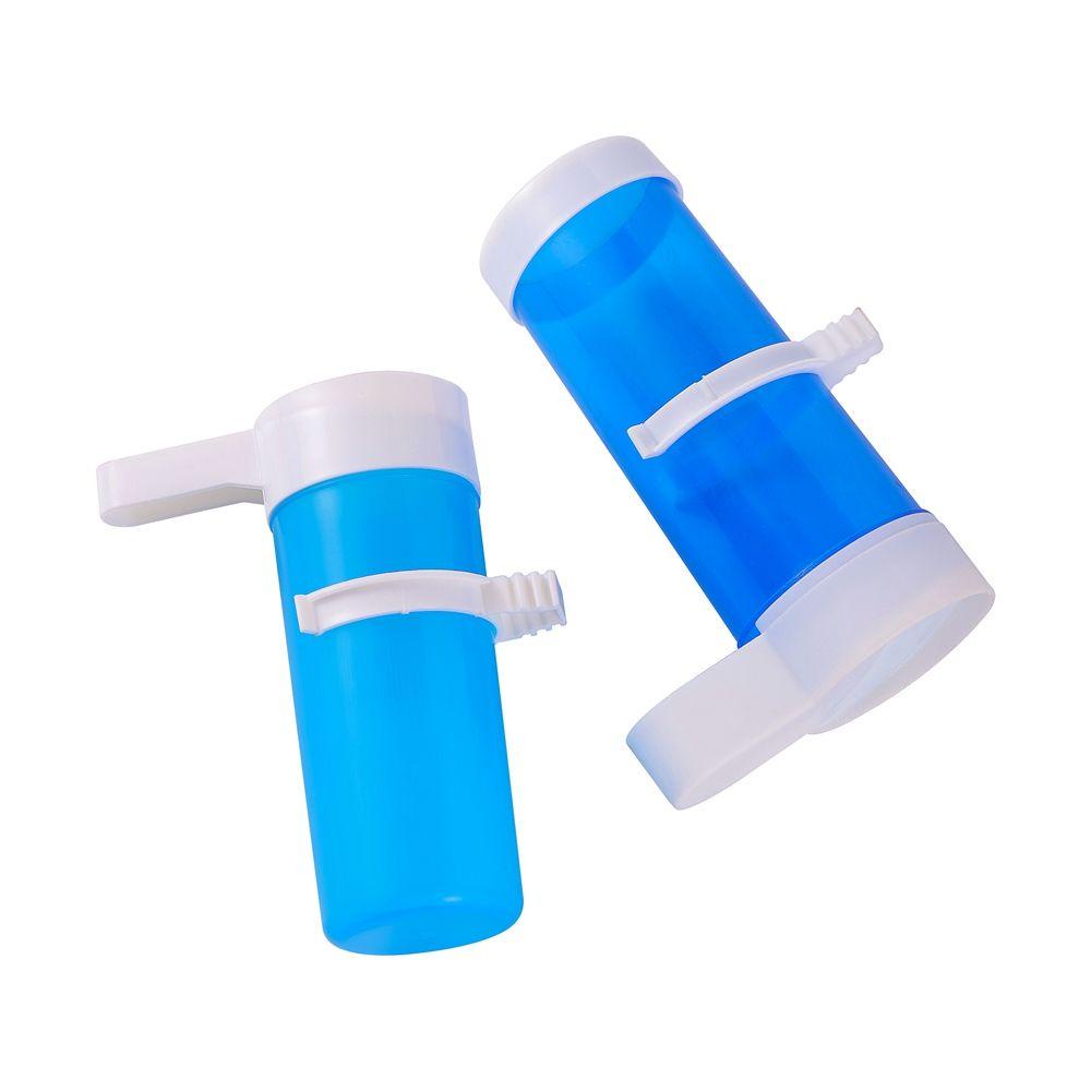 Set 5 Dụng Cụ Đựng Thức Ăn Bằng Nhựa Màu Ngà Cho Chim Vẹt