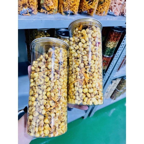 Bắp mắm mix khô gà hủ 400G nắp vặn tiện lợi