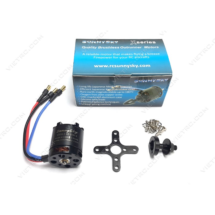 Mô tơ chính hãng SUNNYSKY 2216 2400KV/2600kv