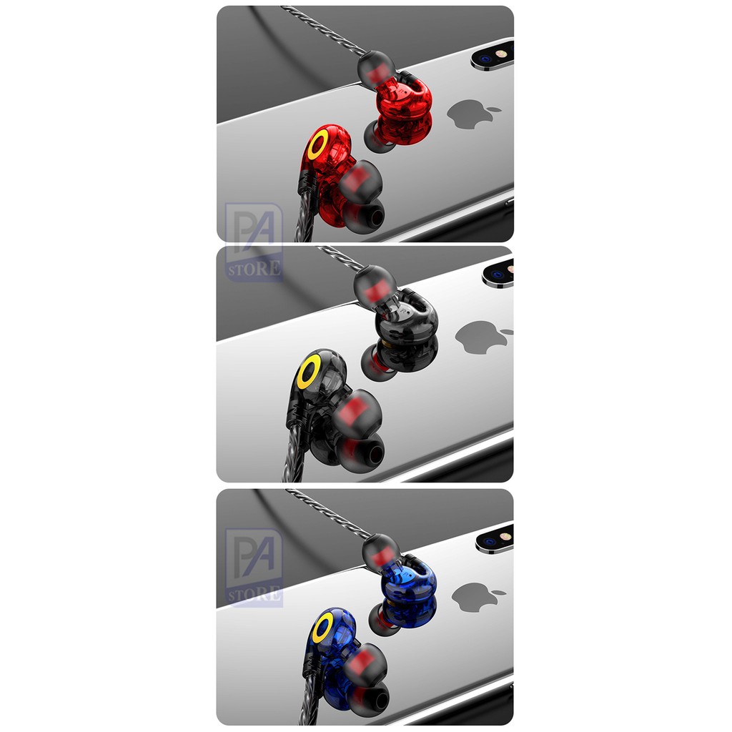 Tai Nghe Sport Siêu Trầm, Nghe Hay Hiếm Có, Chuôi Aux 3,5mm Xéo Chống Vướng, Mẫu SPORT Thời Trang 2020