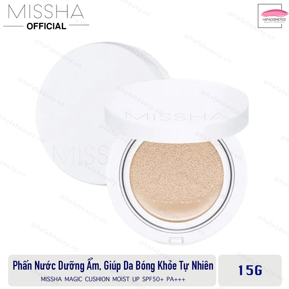 Phấn Nước Dưỡng Ẩm, Giúp Da Bóng Khỏe Tự Nhiên Missha Magic Cushion Moist Up SPF50+ PA+++