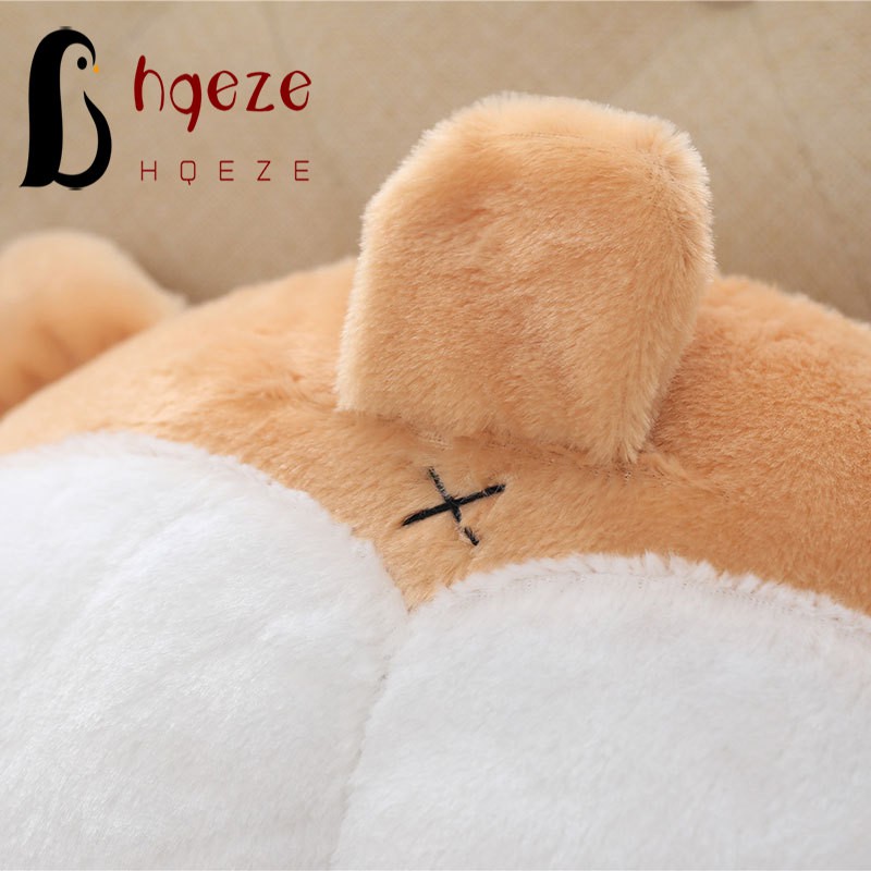 Gối Tựa Đầu /Đệm Hình Chú Chó Corgi Đáng Yêu Cho Xe Hơi