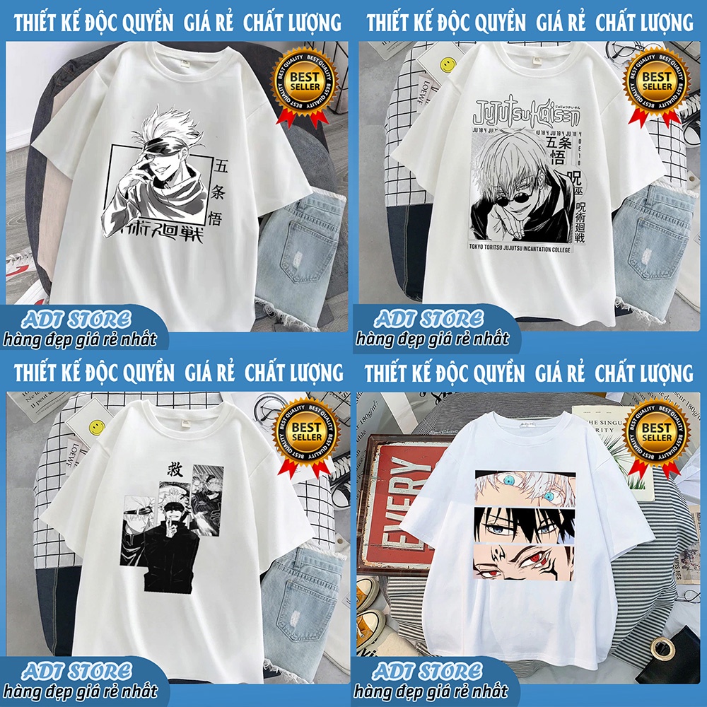Top 4 Áo thun unisex Anime Jujutsu Kaisen Satoru Gojo Ryomen Sukuna Ver.1 Collections phong cách Nhật Bản cực chất