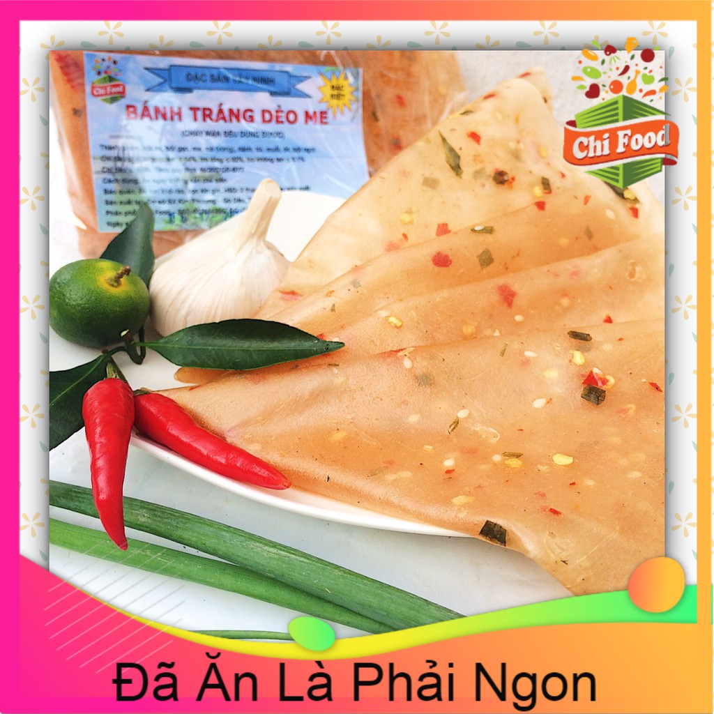 Combo 1kg Bánh Tráng Dẻo Me Cay! Đặc Sản Tây Ninh Ăn Chay Được