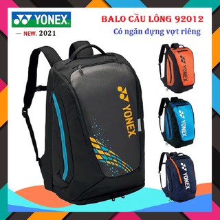 [Mẫu mới] Balo cầu lông yonex BAG 92012, phom cứng cáp, có ngăn đựng giày vợt riêng, chuyên dụng cầu lông