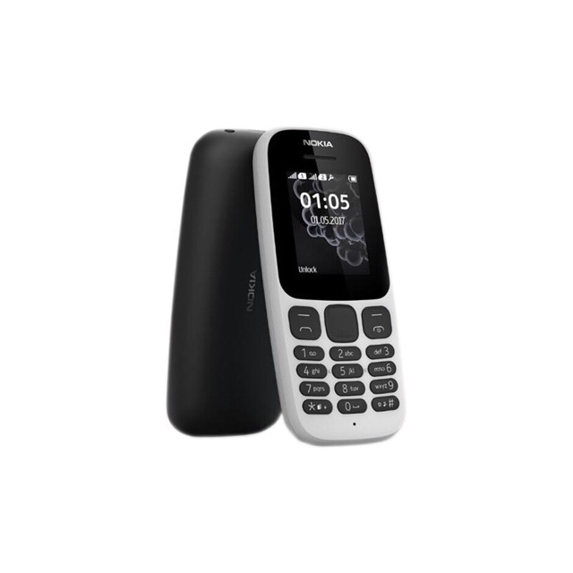Điện thoại Nokia 105 2017 (1sim) Single Sim - Hàng chính hãng.