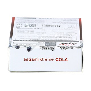 Bao Cao Su Sagami Cola - Hương Cola, Siêu mỏng truyền nhiệt nhanh ( Hộp 3 chiếc )