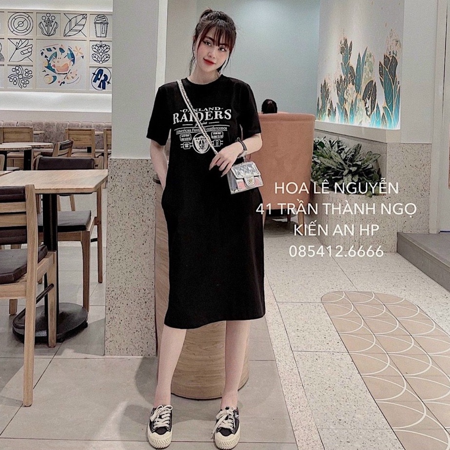 Váy Bầu Công Sở-Đầm Bầu Dáng Suông Thiết Kế trẻ trung Ngắn Tay Chất Siêu Mát freesize
