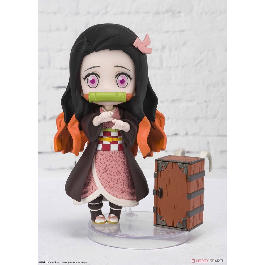 Mô Hình NEZUKO KAMADO Demon Slayer Kimetsu No Yaiba Figuarts Mini Bandai Đồ Chơi Figure Anime Nhật