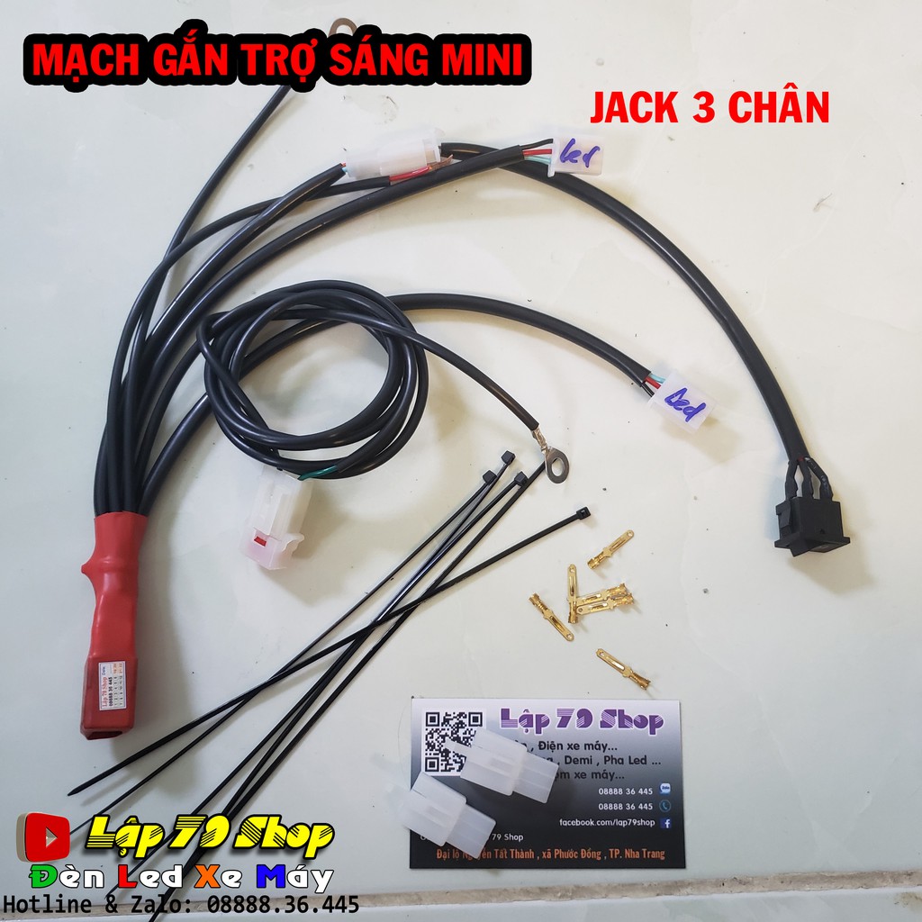 Mạch On Off Gắn Trợ Sáng Bi Cầu Mini 2 Chế Độ