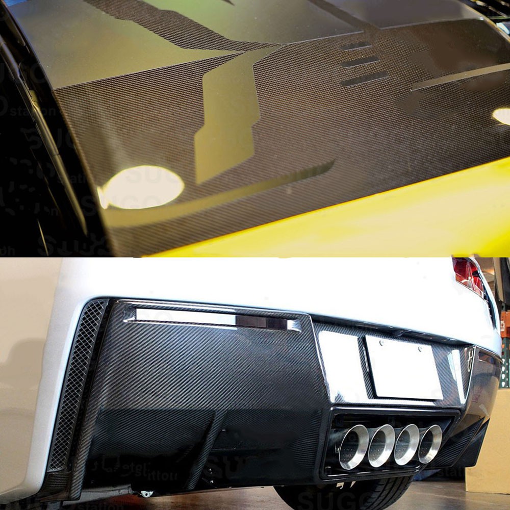 5D Car Sticker Film Carbon Fiber Decal Color Changing Wrap Vehicle 4x12