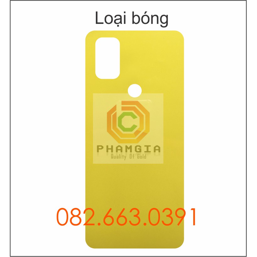 Dán PPF Oneplus Nord N10 loại nhám, bóng dành cho màn hình, mặt lưng, mặt lưng full viền