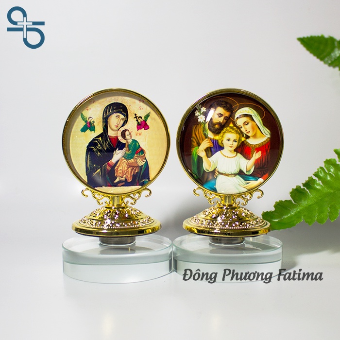 PHA LÊ TRANG TRÍ HÌNH TRÒN 2 MẶT CÓ ĐẾ