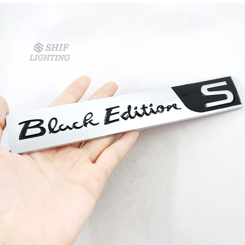 Miếng dán decal thay thế cho xe hơi logo Black Edition S