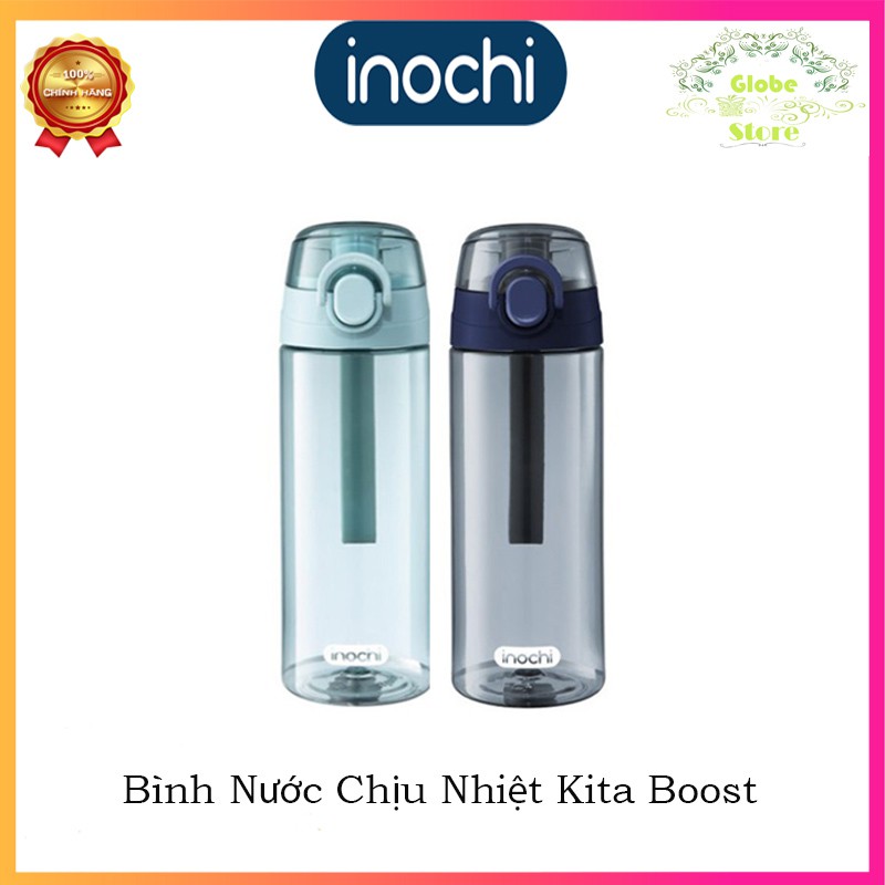 Bình Đựng Nước Chịu Nhiệt Tiện Lợi Đi Học, Đi Làm, Thể Dục INOCHI Kita boost 460ml 670ml.